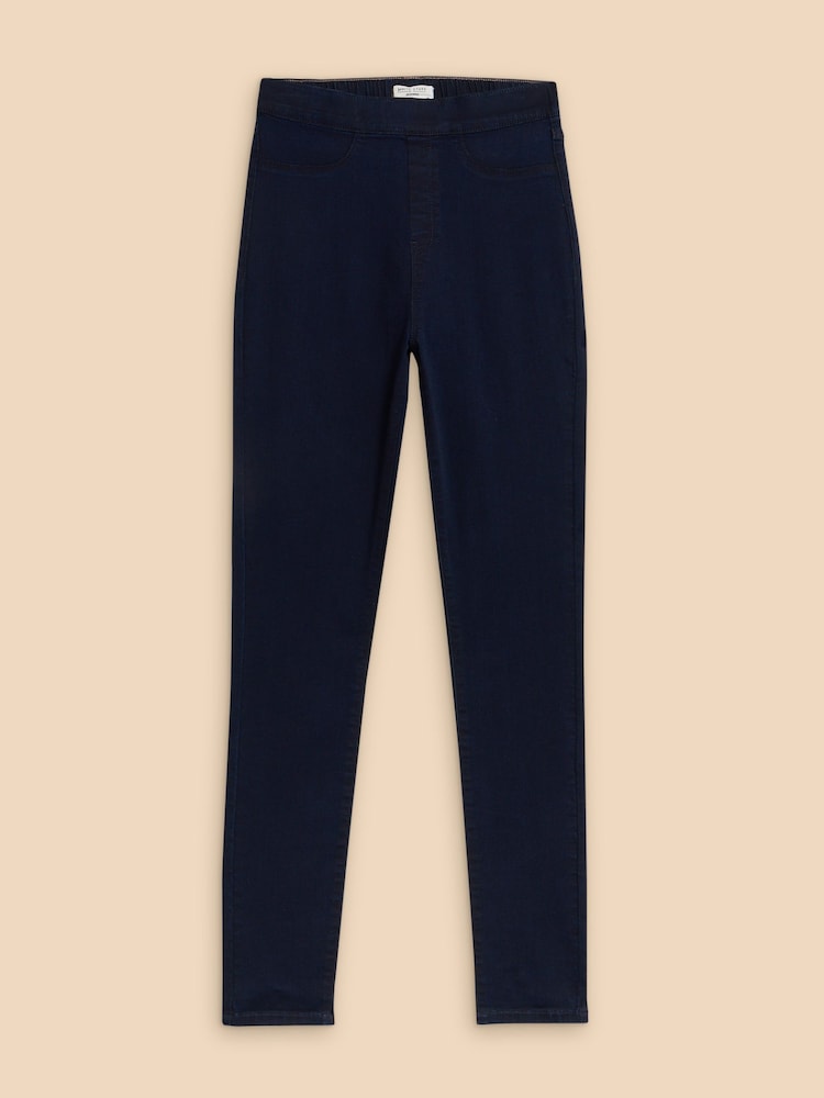 White Stuff Blue Janey Jeggings - Image 5 of 7