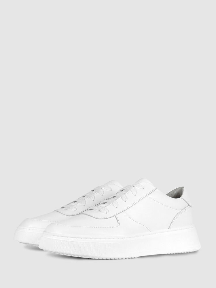 Unseen Footwear Leather Marais Trainers - Image 2 of 4