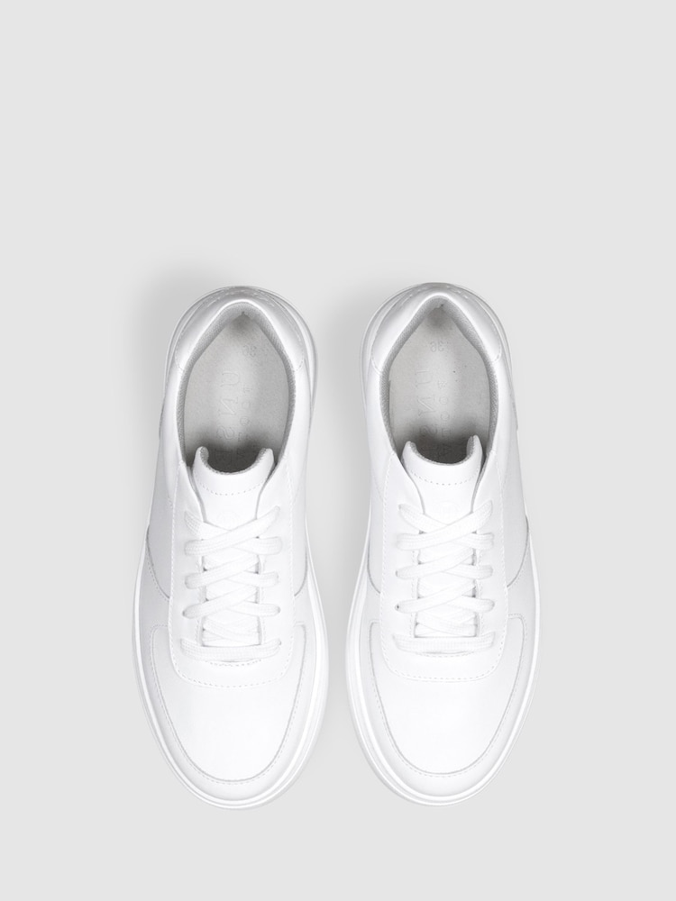 Unseen Footwear Leather Marais Trainers - Image 3 of 4