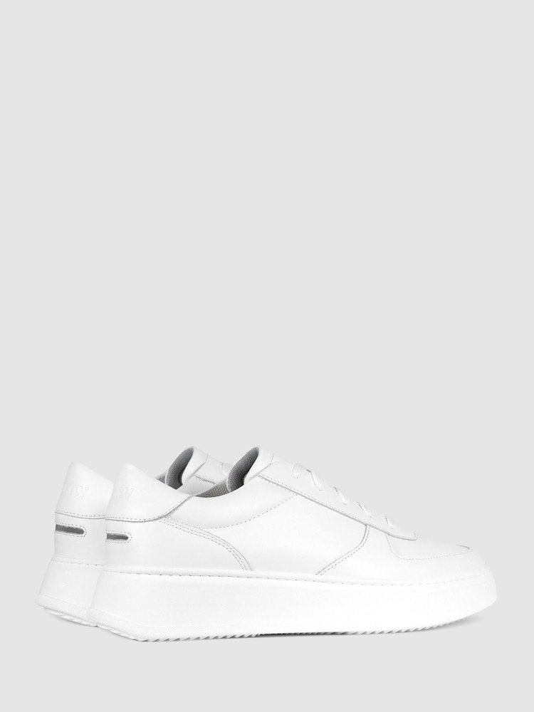 Unseen Footwear Leather Marais Trainers - Image 4 of 4