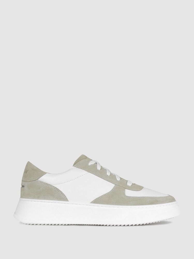 Unseen Footwear Leather Marais Trainers - Image 1 of 4