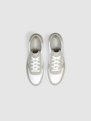 Unseen Footwear Leather Marais Trainers - Image 3 of 4