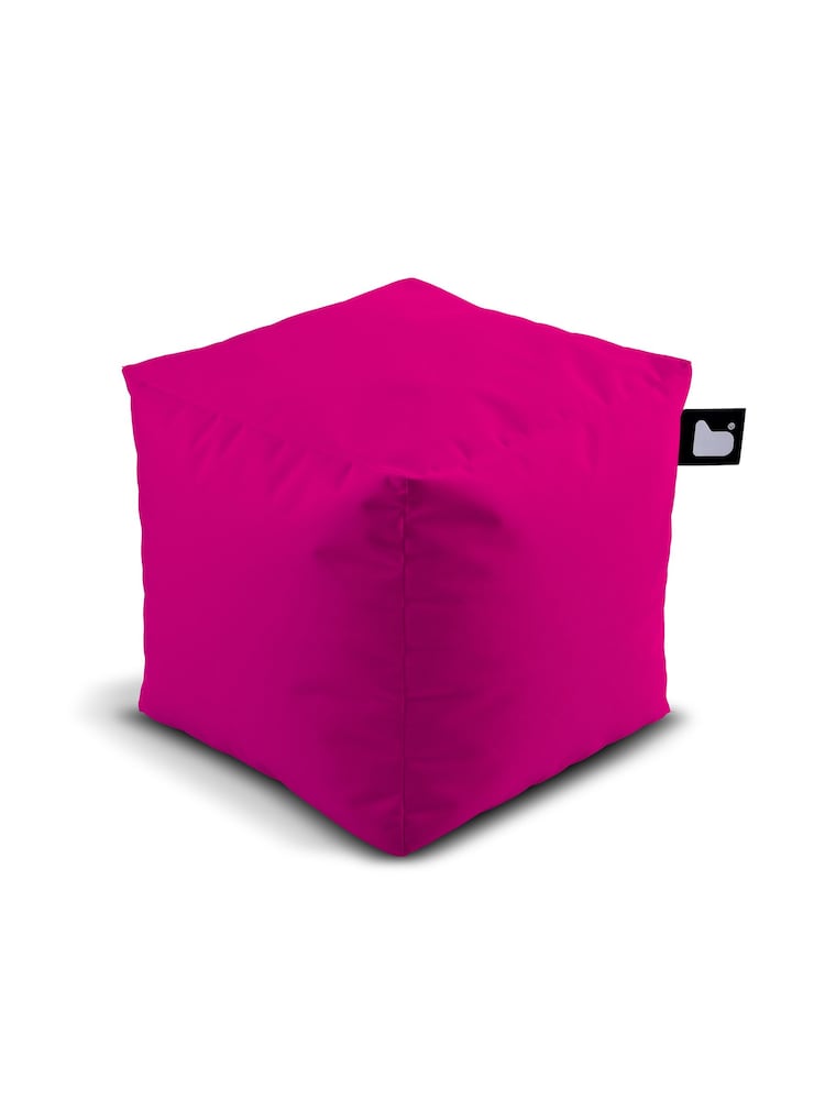 Extreme Lounging Pink B Box Outdoor Garden Cube Bean Bag - Image 1 of 1