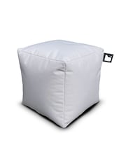 Extreme Lounging Silver Grey B Box Outdoor Garden Cube Bean Bag - Image 1 of 1