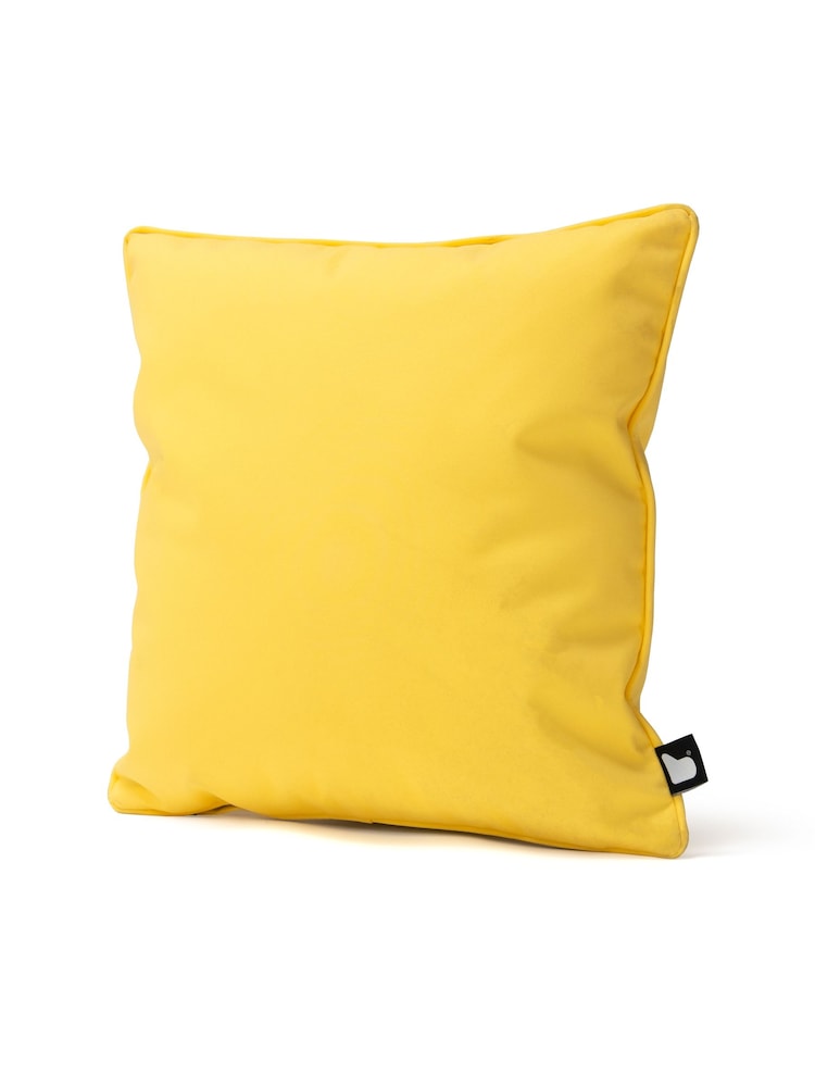 Extreme Lounging Yellow B Cushion Outdoor Garden Twin Pack - Image 2 of 2