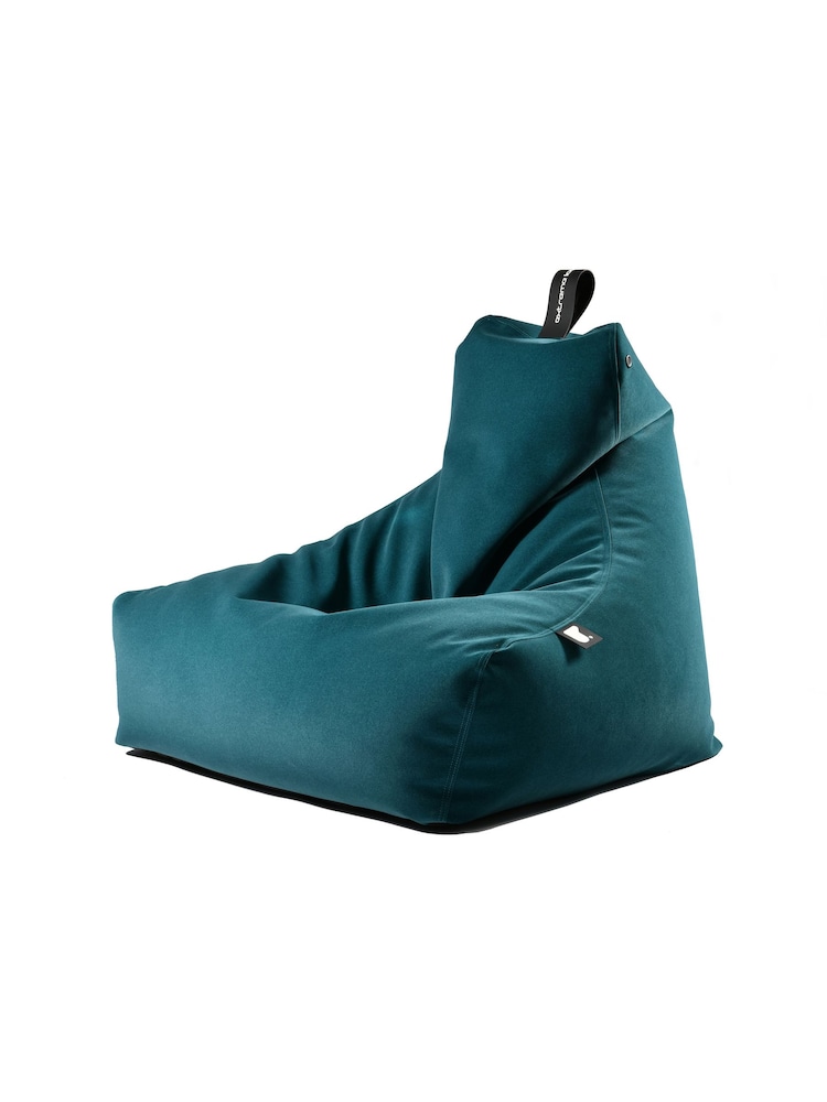 Extreme Lounging Teal Mighty B Bag Brushed Faux Suede Bean Bag - Image 2 of 2