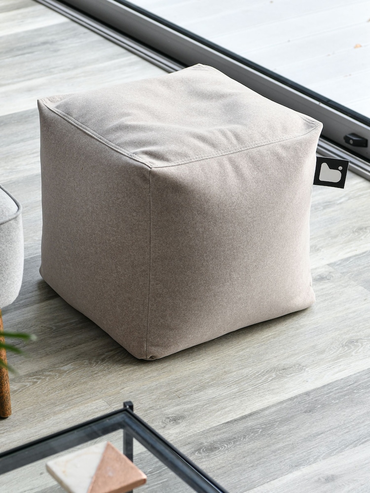 Extreme Lounging Stone B Box Brushed Faux Suede Cube Bean Bag - Image 2 of 2