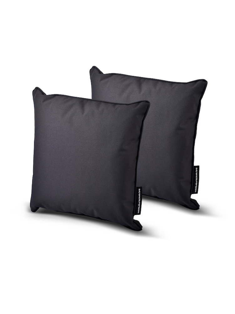 Extreme Lounging Grey B Cushion Outdoor Garden Twin Pack - Image 1 of 2