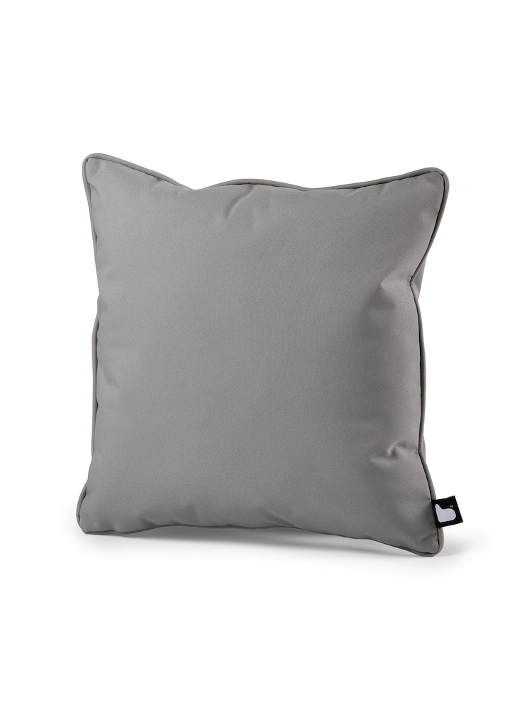 Extreme Lounging Silver Grey B Cushion Outdoor Garden Twin Pack - Image 2 of 2
