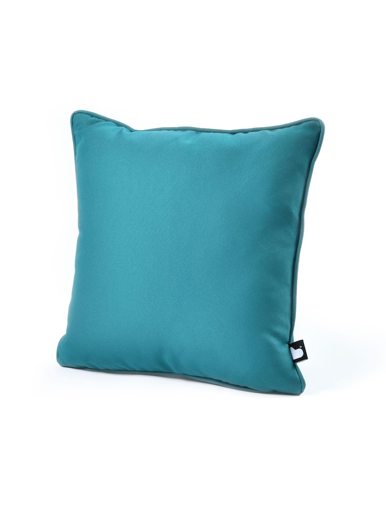 Extreme Lounging Teal B Cushion Outdoor Garden Twin Pack - Image 2 of 2 Extreme Lounging Teal B Cushion Outdoor Garden Twin Pack - Image 2 of 2