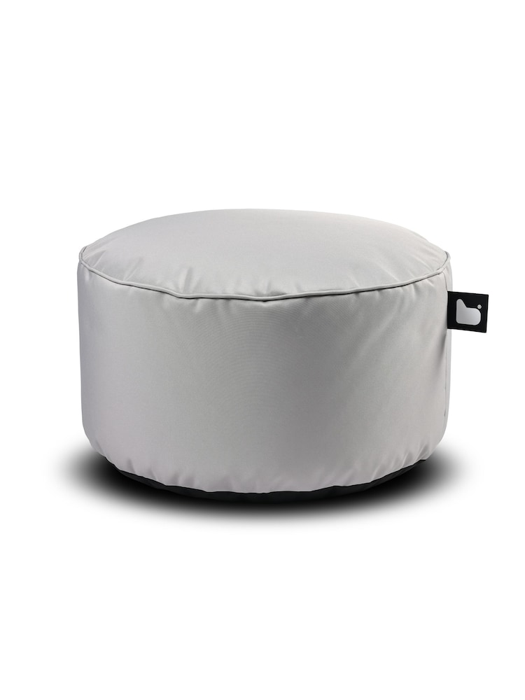 Extreme Lounging Silver Grey B Poufe Outdoor Garden Bean Bag - Image 1 of 1