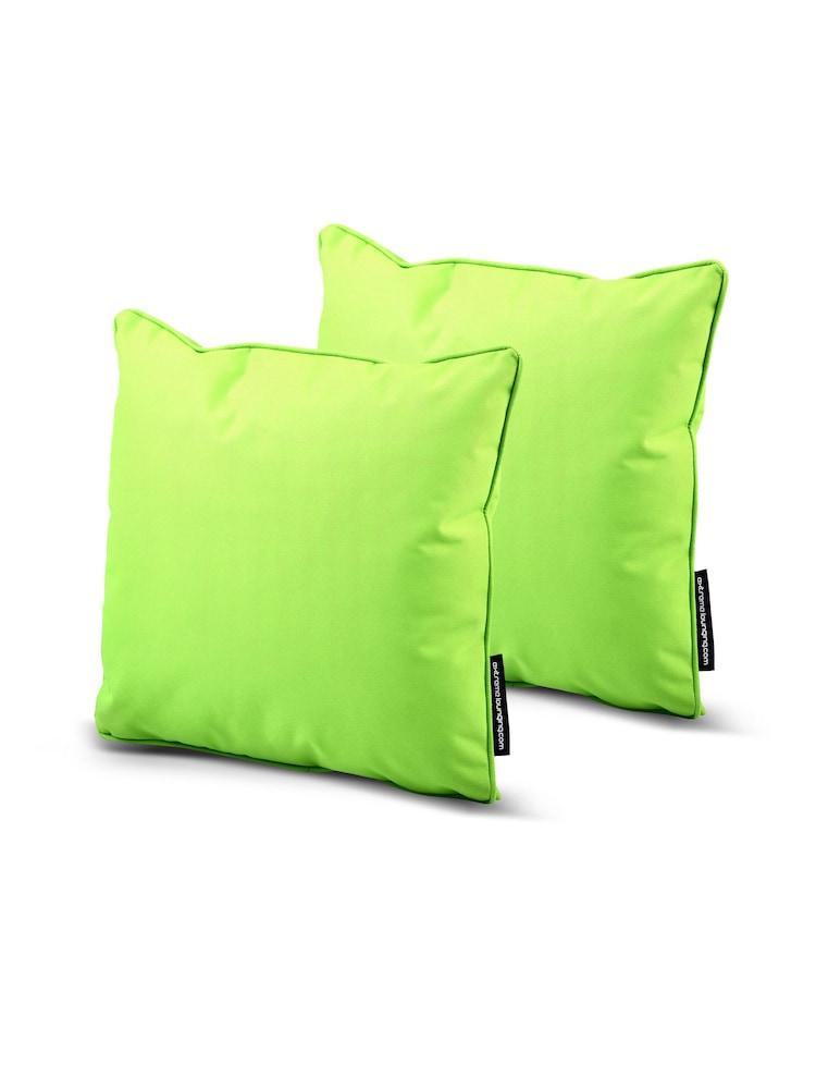 Extreme Lounging Lime B Cushion Outdoor Garden Twin Pack - Image 1 of 2