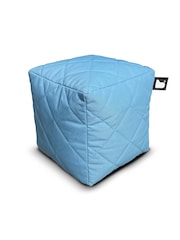 Extreme Lounging Sea Blue B-Box Quilted Cube Bean Bag - Image 1 of 1