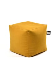 Extreme Lounging Mustard B Box Brushed Faux Suede Cube Bean Bag - Image 2 of 2