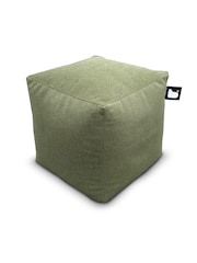 Extreme Lounging Moss B Box Brushed Faux Suede Cube Bean Bag - Image 1 of 2