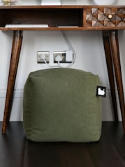 Extreme Lounging Moss B Box Brushed Faux Suede Cube Bean Bag - Image 2 of 2
