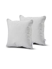 Extreme Lounging Pastle Grey B Cushion Outdoor Garden Twin Pack - Image 1 of 2