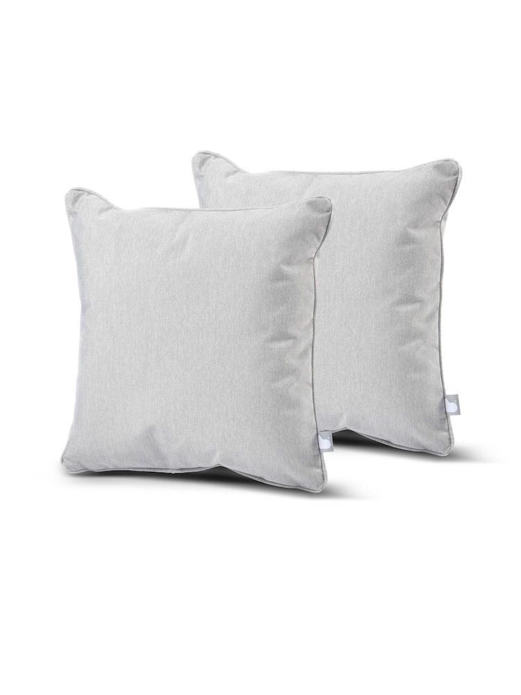 Extreme Lounging Pastle Grey B Cushion Outdoor Garden Twin Pack - Image 1 of 2