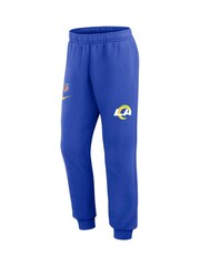 Fanatics Blue NFL Los Angeles Rams Sideline Club Fleece Joggers - Image 2 of 3