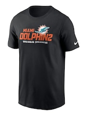 Fanatics NFL Miami Dolphins Local Essential 100% Cotton Black T-Shirt - Image 2 of 3