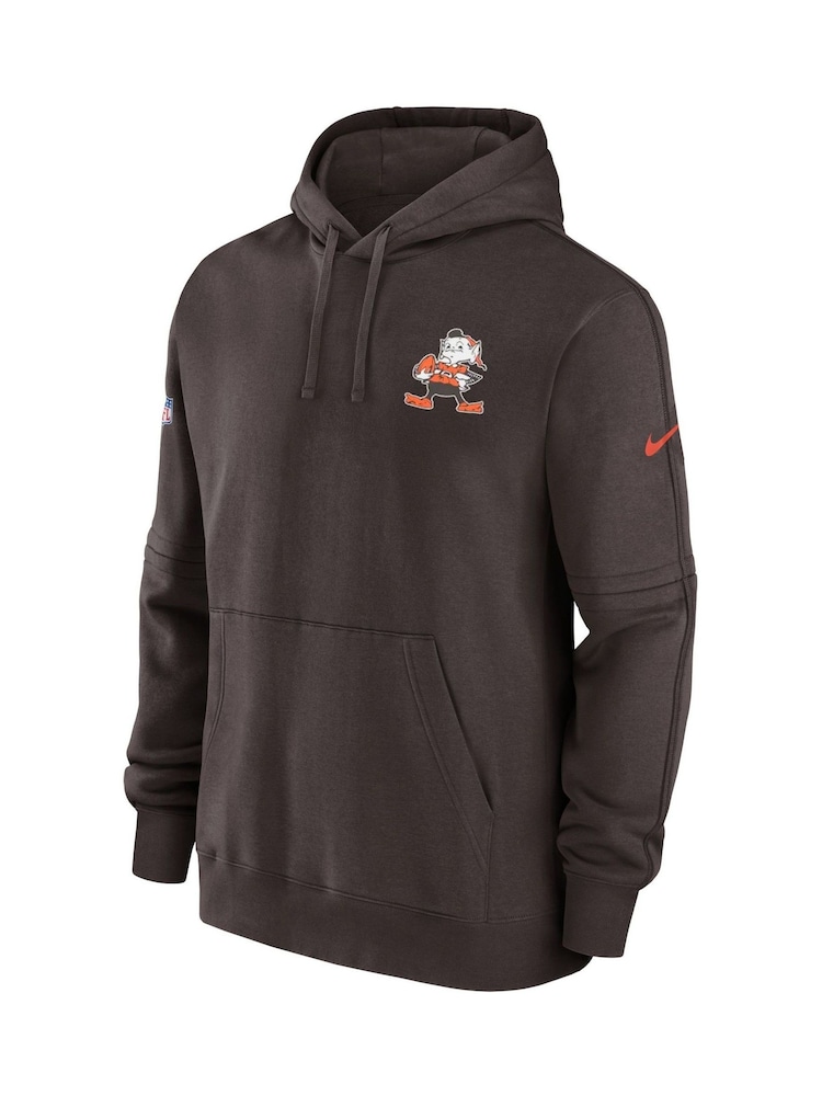 Fanatics Green Cleveland Sideline Club Fleece Pullover Hoodie - Image 2 of 3