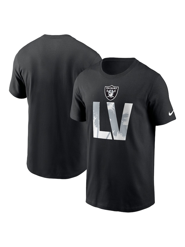 Fanatics NFL 100% Cotton Las Vegas Raiders Local Essential Black T-Shirt - Image 1 of 3 Fanatics NFL 100% Cotton Las Vegas Raiders Local Essential Black T-Shirt - Image 1 of 3