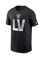 Fanatics NFL 100% Cotton Las Vegas Raiders Local Essential Black T-Shirt - Image 2 of 3