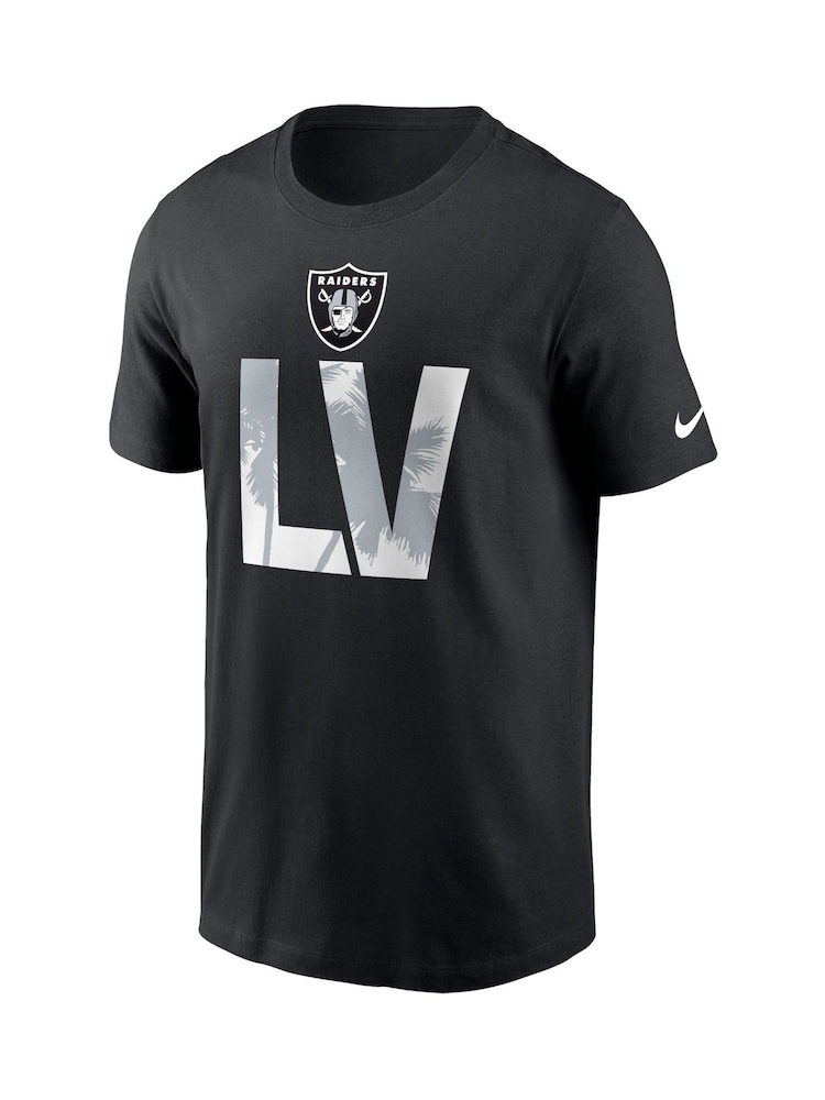 Fanatics NFL 100% Cotton Las Vegas Raiders Local Essential Black T-Shirt - Image 2 of 3