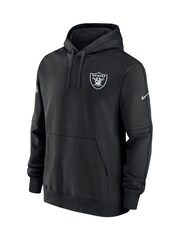 Fanatics Las Vegas Raiders Sideline Club Black Fleece Pullover Hoodie - Image 2 of 3