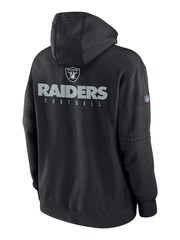 Fanatics Las Vegas Raiders Sideline Club Black Fleece Pullover Hoodie - Image 3 of 3