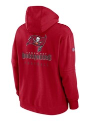 Fanatics Red Tampa Bay Buccaneers Sideline Club Fleece Pullover Hoodie - Image 3 of 3