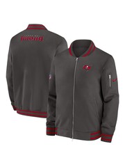 Fanatics NFL Tampa Bay Buccaneers Sideline Coach Bomber Black Jacket - Image 1 of 3