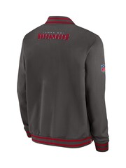 Fanatics NFL Tampa Bay Buccaneers Sideline Coach Bomber Black Jacket - Image 3 of 3