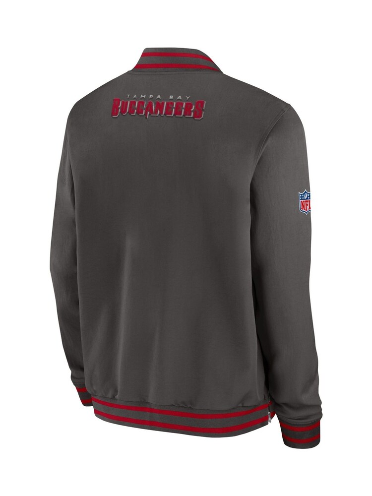 Fanatics NFL Tampa Bay Buccaneers Sideline Coach Bomber Black Jacket - Image 3 of 3
