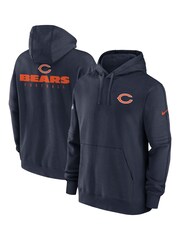 Fanatics Blue Chicago Bears Sideline Club Fleece Pullover Hoodie - Image 1 of 3