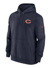 Fanatics Blue Chicago Bears Sideline Club Fleece Pullover Hoodie - Image 2 of 3