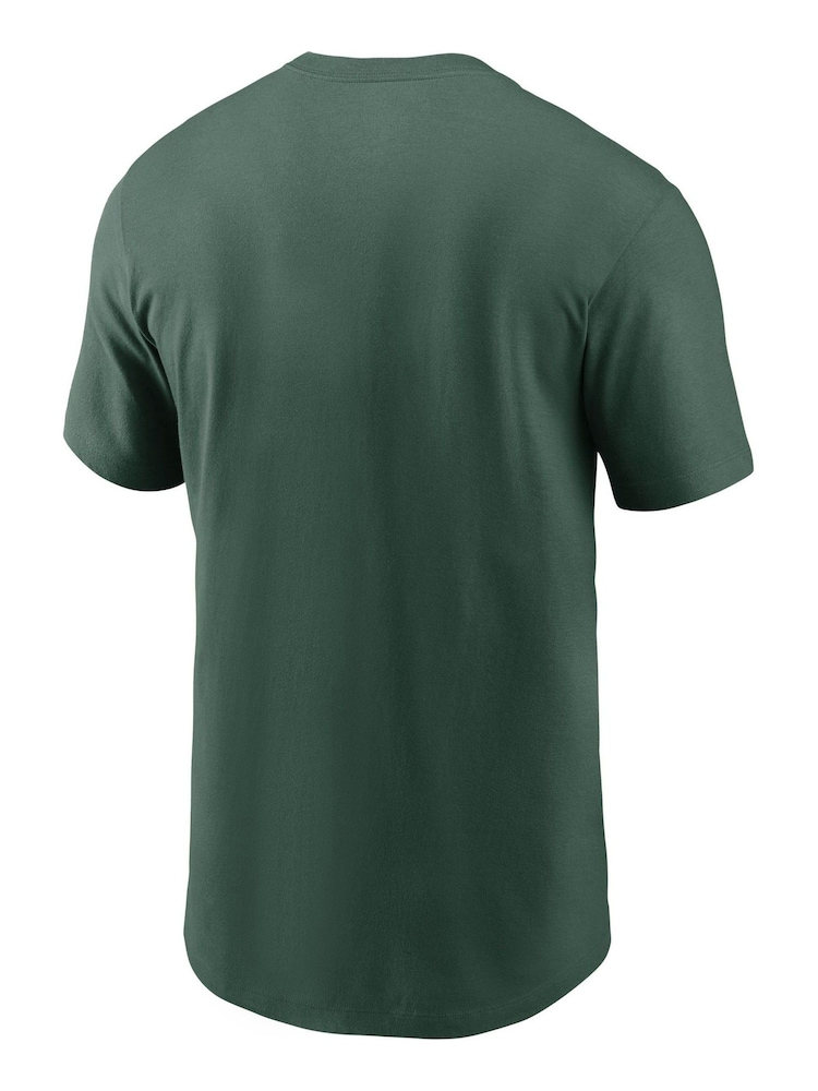 Fanatics Green NFL Bay Packers Local Essential 100% Cotton T-Shirt - Image 3 of 3 Fanatics Green NFL Bay Packers Local Essential 100% Cotton T-Shirt - Image 3 of 3