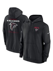 Fanatics Atlanta Falcons Sideline Club Black Fleece Pullover Hoodie - Image 1 of 3