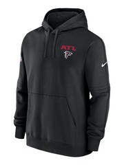 Fanatics Atlanta Falcons Sideline Club Black Fleece Pullover Hoodie - Image 2 of 3