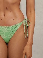 Reiss Thia bikinibroekje met palmboomprint - Image 4 of 6