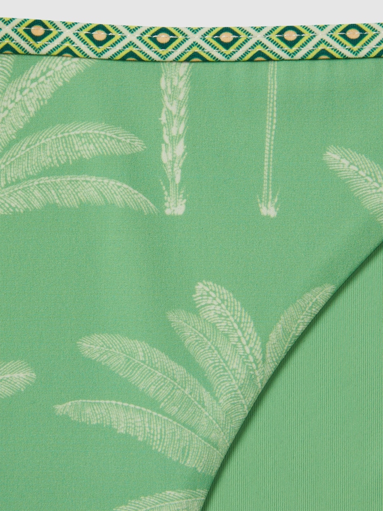 Reiss Thia bikinibroekje met palmboomprint - Image 6 of 6