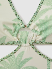 Купальник с пальмовым принтом Reiss Gabriella - Image 4 of 4