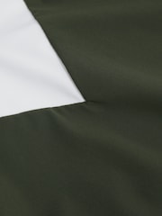 Reiss Dark Green/White Ruby Square Neck Colourblock Swimsuit - Image 5 of 5