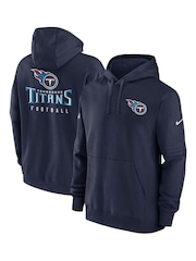 Fanatics Blue Tennessee Titans Sideline Club Fleece Pullover Hoodie - Image 1 of 3