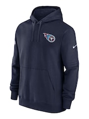 Fanatics Blue Tennessee Titans Sideline Club Fleece Pullover Hoodie - Image 2 of 3