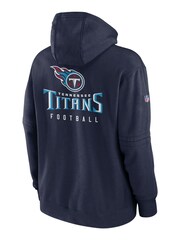 Fanatics Blue Tennessee Titans Sideline Club Fleece Pullover Hoodie - Image 3 of 3
