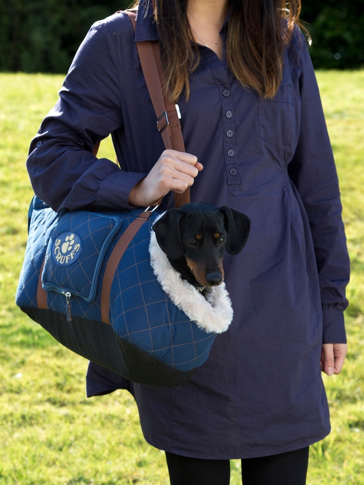 Scruffs Blue Wilton Dog Carrier - Image 1 of 5