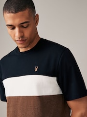 Black Tan Bubble Block T-Shirt - Image 1 of 8