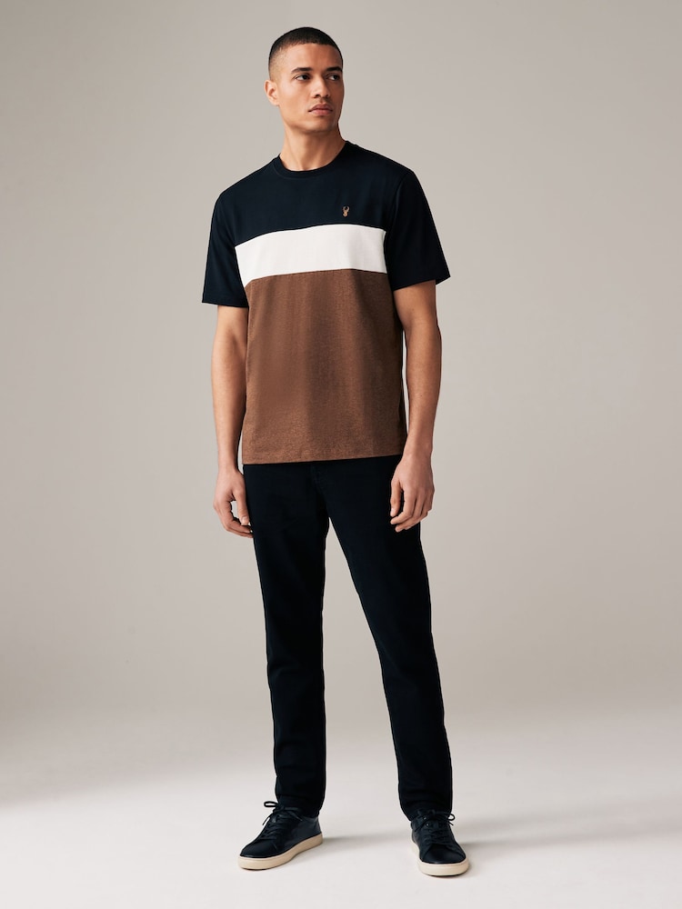 Black Tan Bubble Block T-Shirt - Image 2 of 8