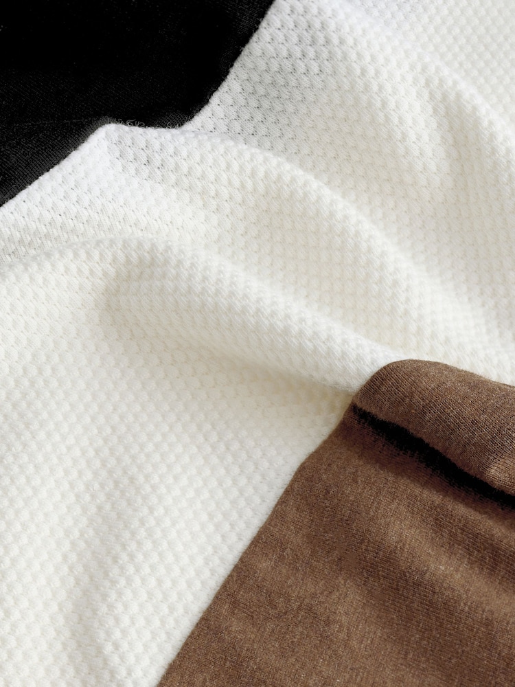 Black Tan Bubble Block T-Shirt - Image 8 of 8